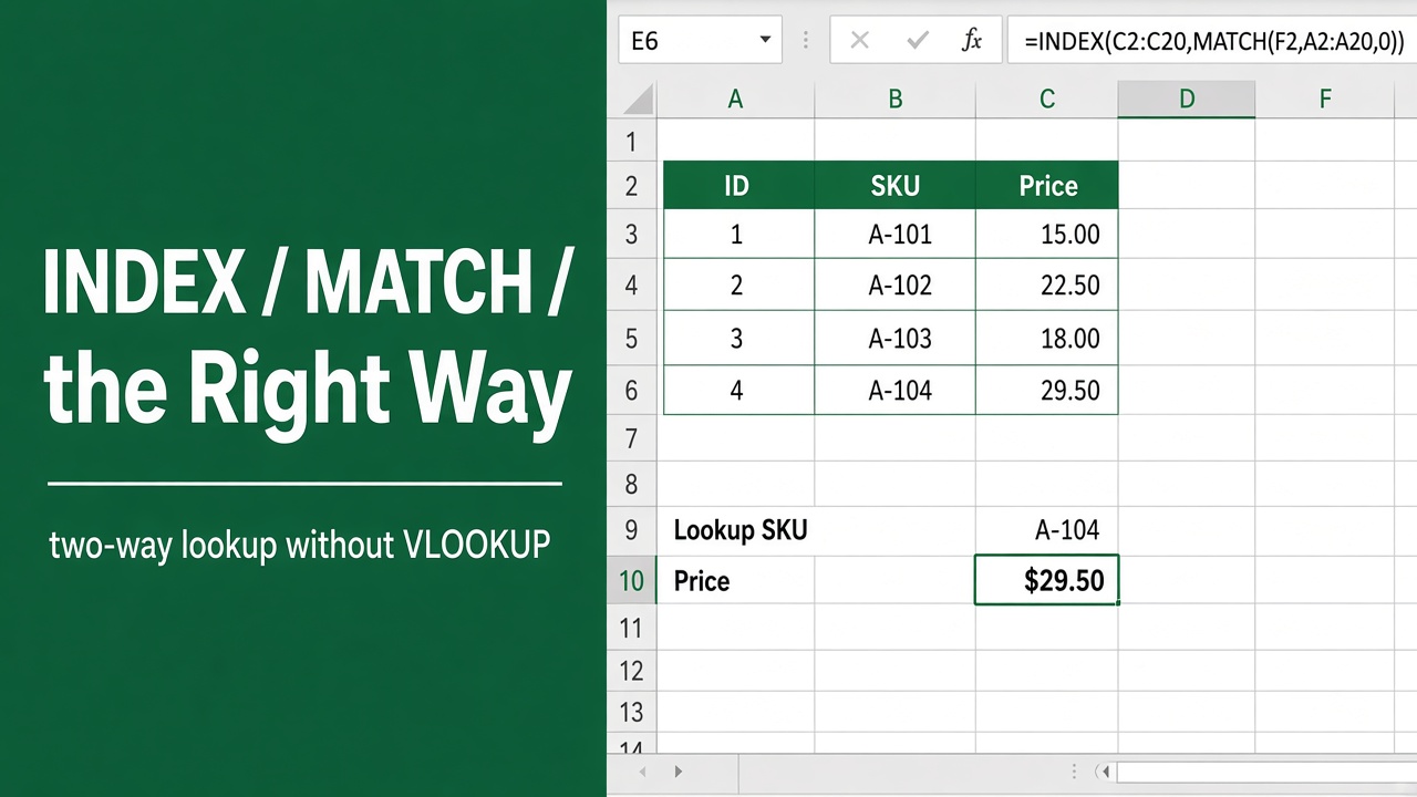 How to Use the Index Match Excel Formula (The Right Way) featured image