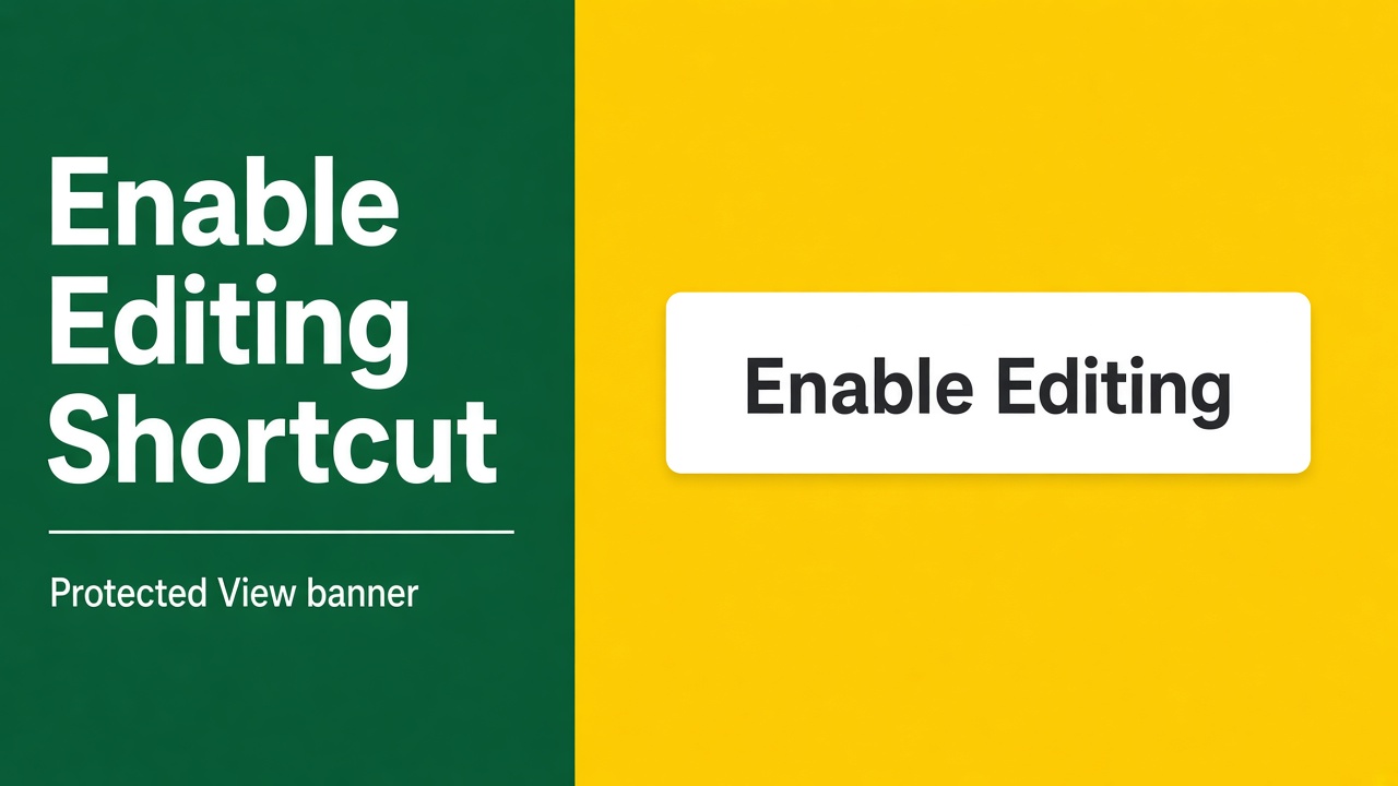 Enable Editing in Excel with this Easy Shortcut! featured image