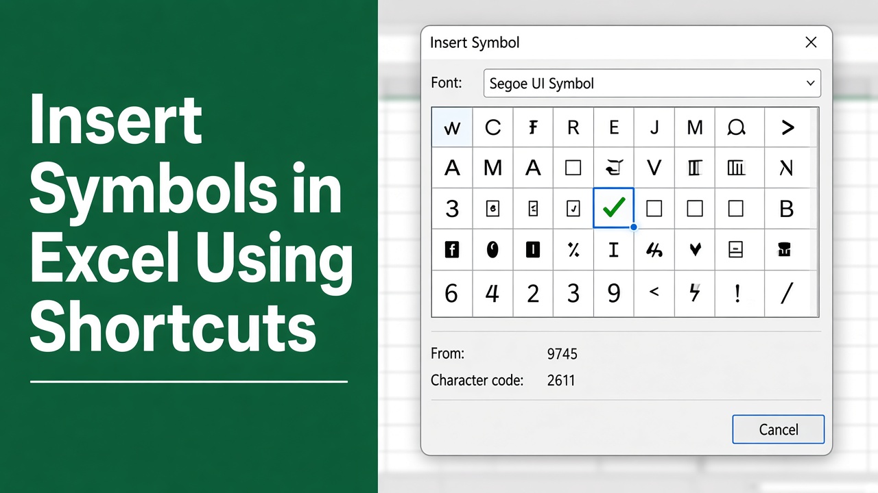How to Insert Symbols in Excel Using Shortcuts? featured image