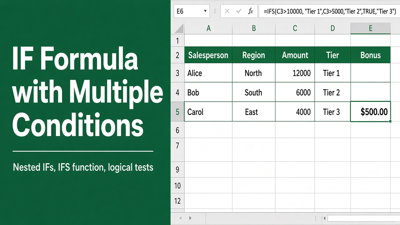 How to Use IF Formula in Excel with Multiple Conditions? featured image